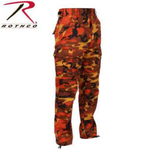 Rothco Savage Orange Camo Tactical BDU Fatigue Pants