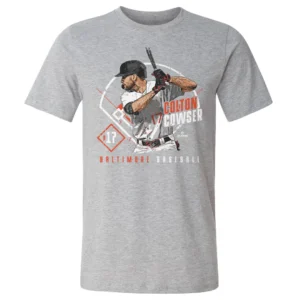 Colton Cowser Baltimore Ballpark Ash T-shirt