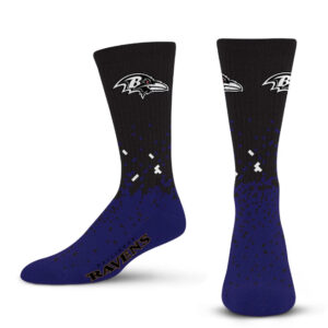 Baltimore Ravens Spray Zone Socks