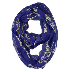 Baltimore Ravens Sheer Infinity Scarf