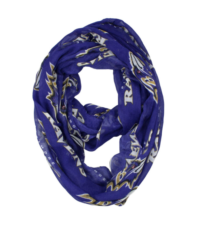 Baltimore Ravens Sheer Infinity Scarf