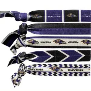 Baltimore Ravens Knotted Hair Tie