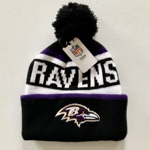 Baltimore Ravens Team Winter Pom Knit Hat