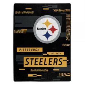 Pittsburgh Steelers 60" x 80" Digitize Royal Plush Blanket