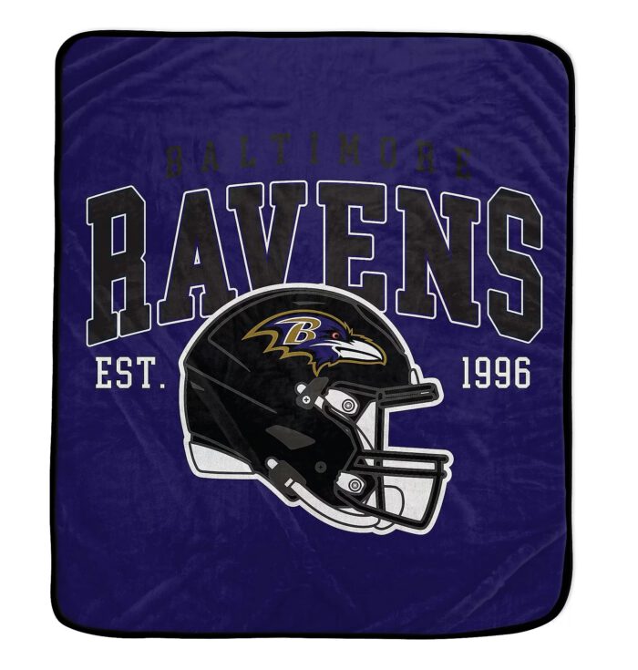 Baltimore Ravens 50" x 60" Vintage Arch Block Blanket