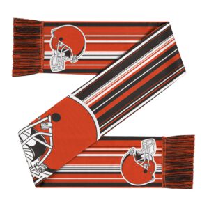 Cleveland Browns Hyper Stripe Big Logo Scarf