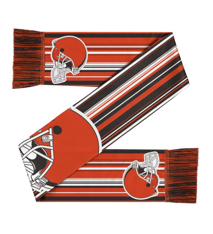 Cleveland Browns Hyper Stripe Big Logo Scarf