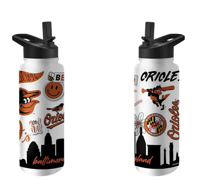 Baltimore Orioles 34oz. Quencher Water Bottle - Native