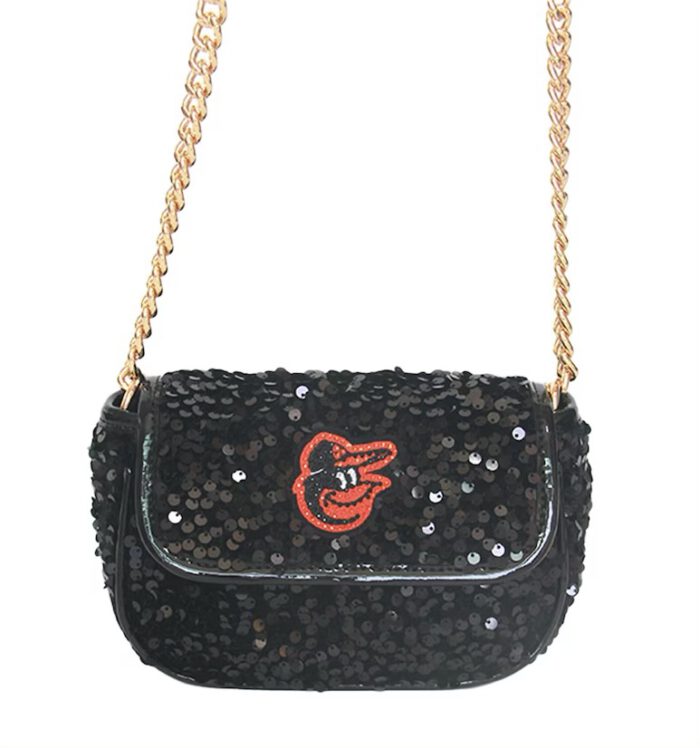 Baltimore Orioles Sequin Cross Body Purse