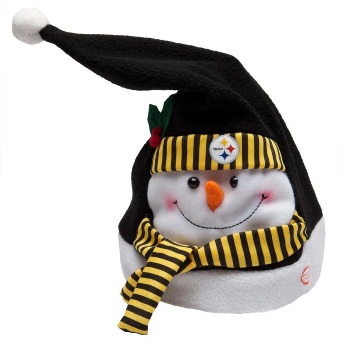 Pittsburgh Steelers Animated & Musical Snowman Hat - Image 2