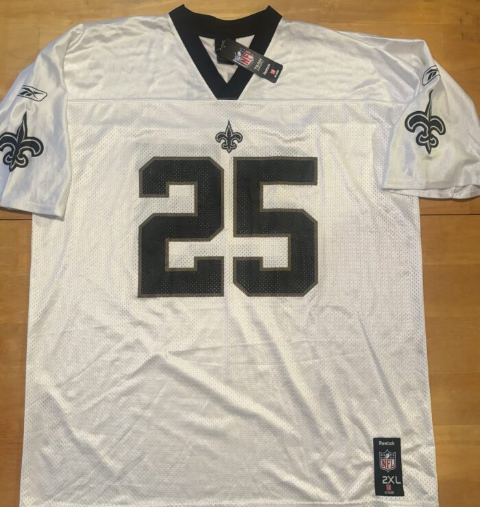 New Orleans Saints Reggie Bush Throwback Reebok Jersey - Image 2