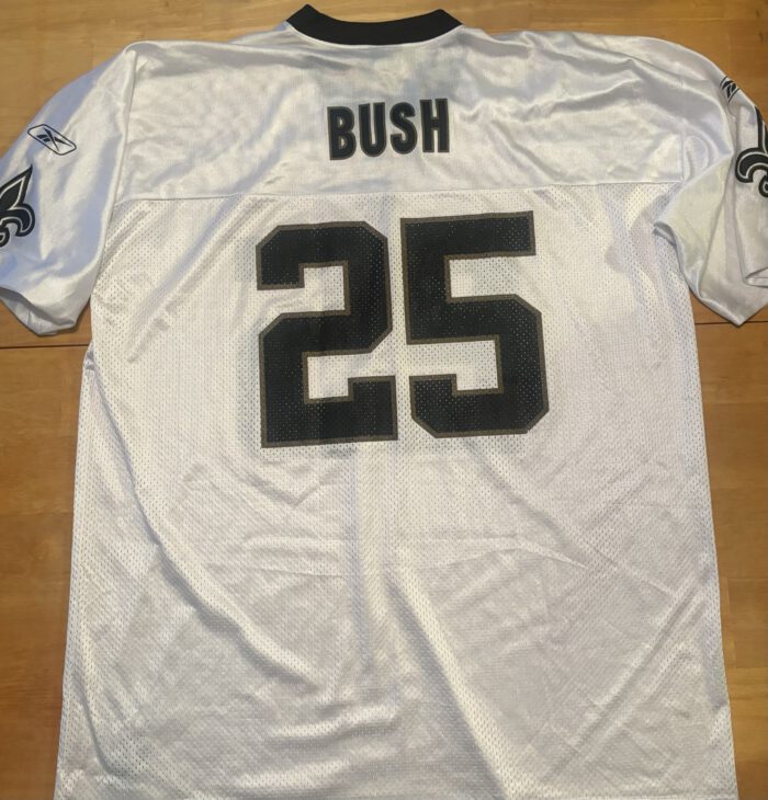 New Orleans Saints Reggie Bush Throwback Reebok Jersey