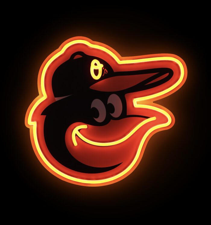 Baltimore Orioles LED neon Light up team logo sign